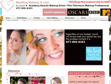Tablet Screenshot of mainemakeupartist.com